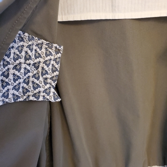 Banana Republic woman's tunnel waist jacket,  color: green night,  size: 10 tall - Picture 9 of 15